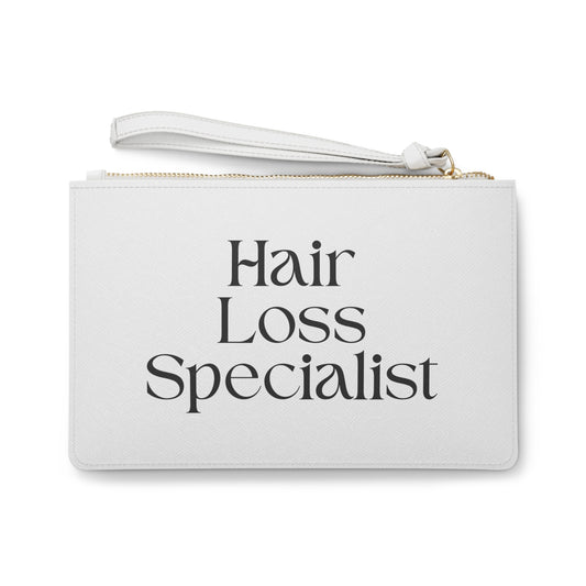 "Hair Loss Specialist" Clutch Bag – Professional Cosmetic & Trichology Accessory
