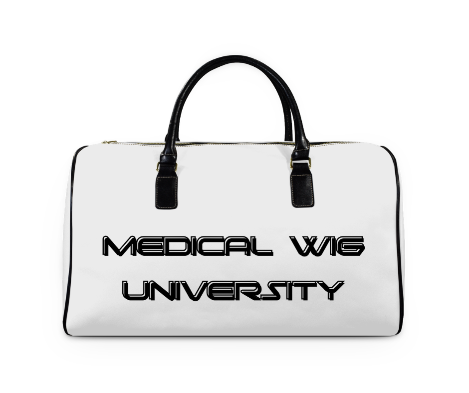"Medical Wig University" Embroidered Duffle