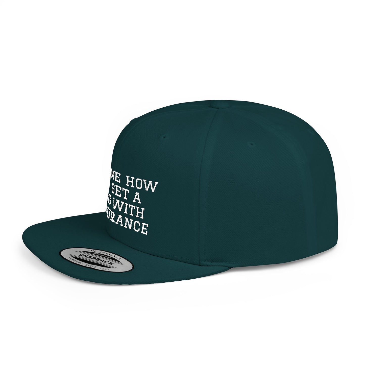 Conversation Starter Flat Bill Snapback