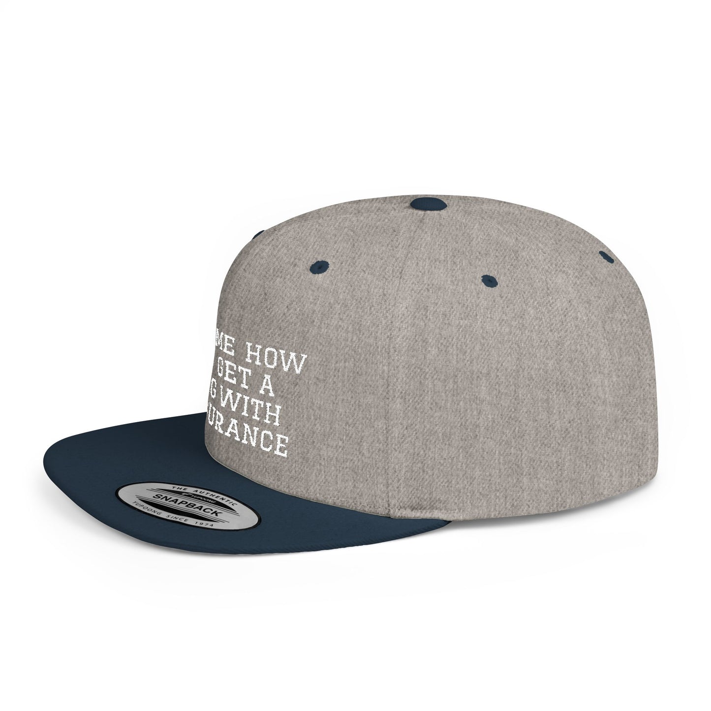 Conversation Starter Flat Bill Snapback
