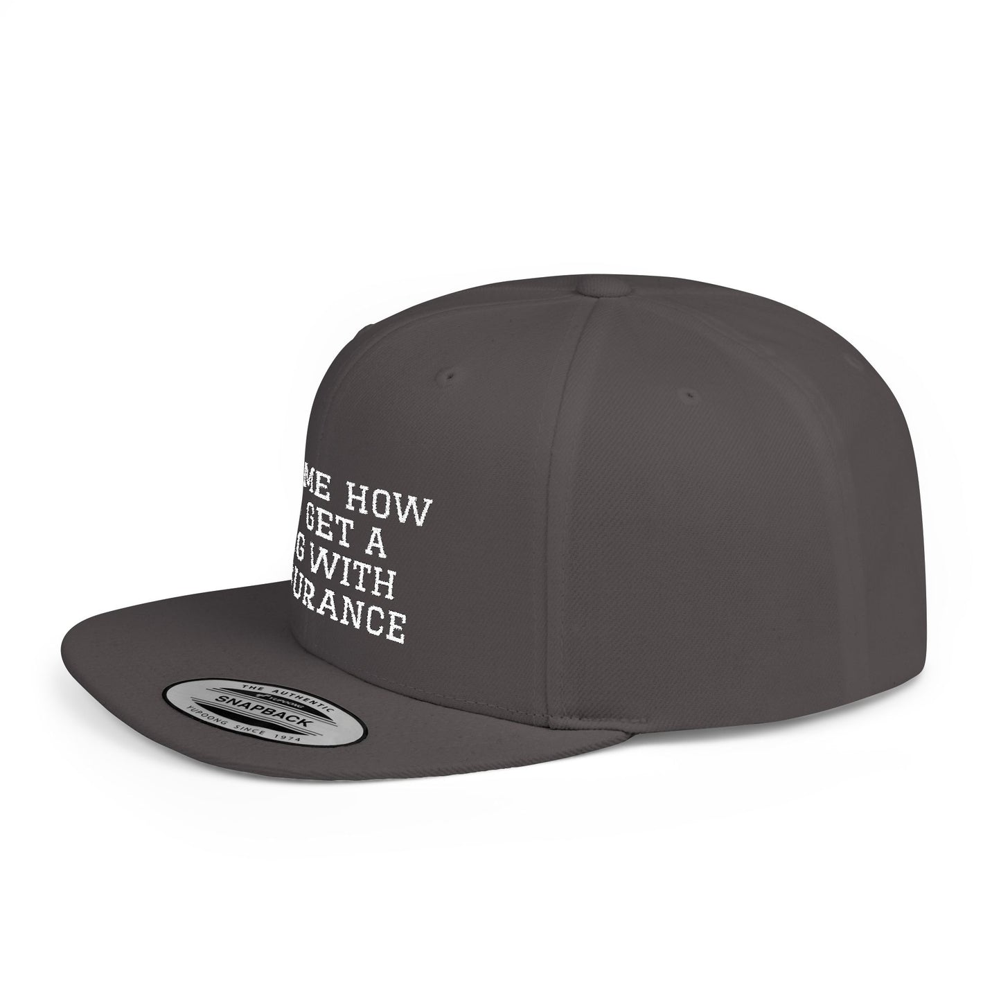 Conversation Starter Flat Bill Snapback