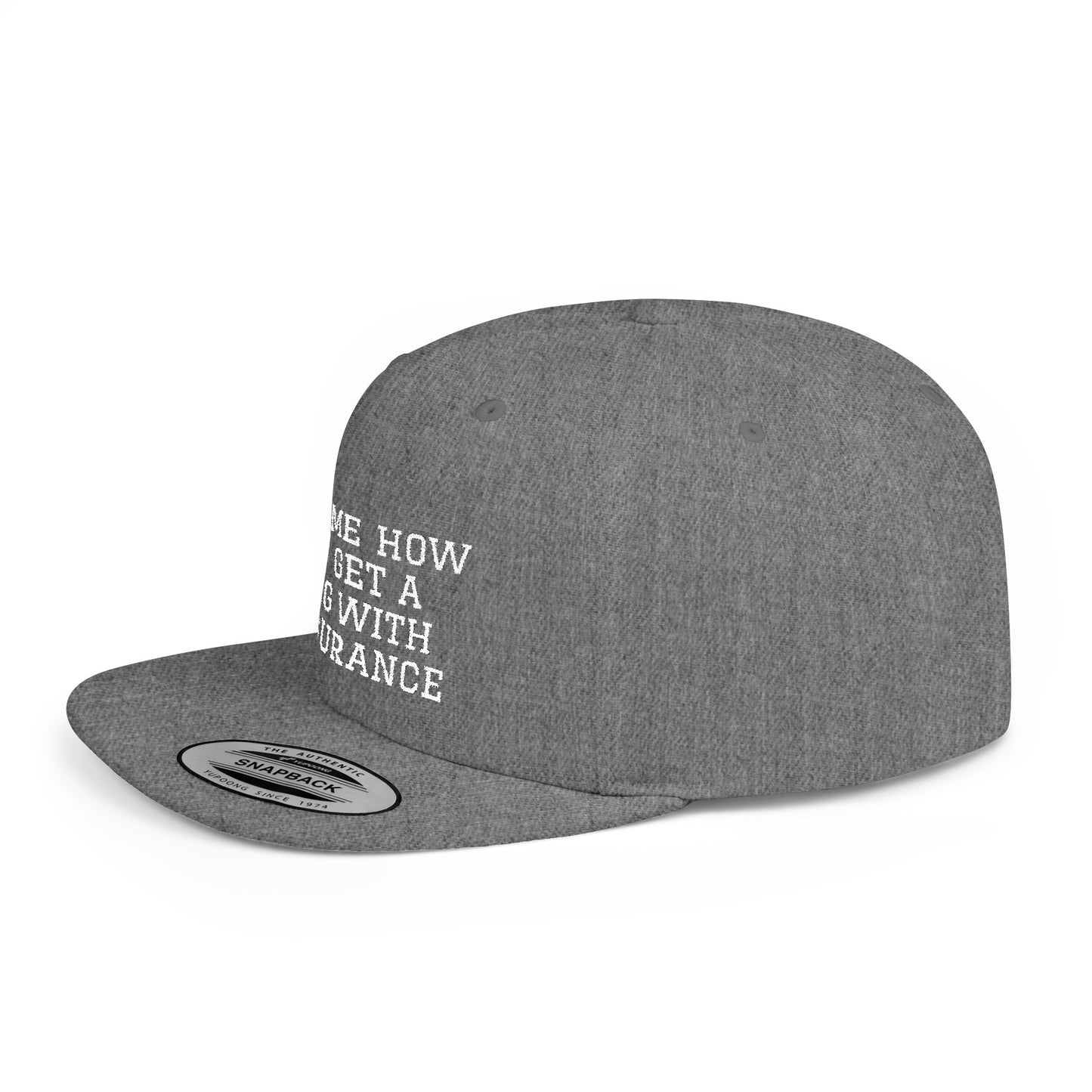 Conversation Starter Flat Bill Snapback