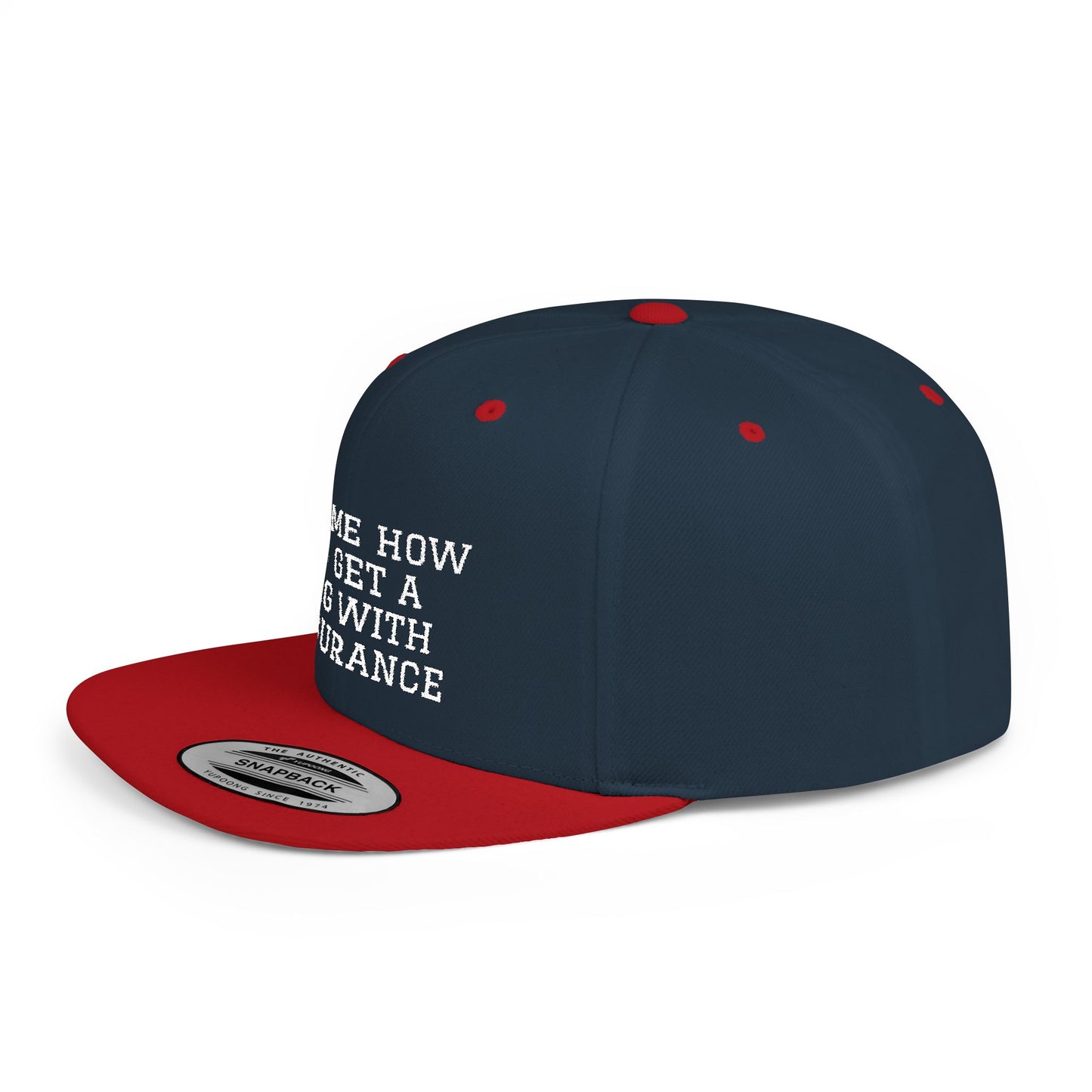 Conversation Starter Flat Bill Snapback