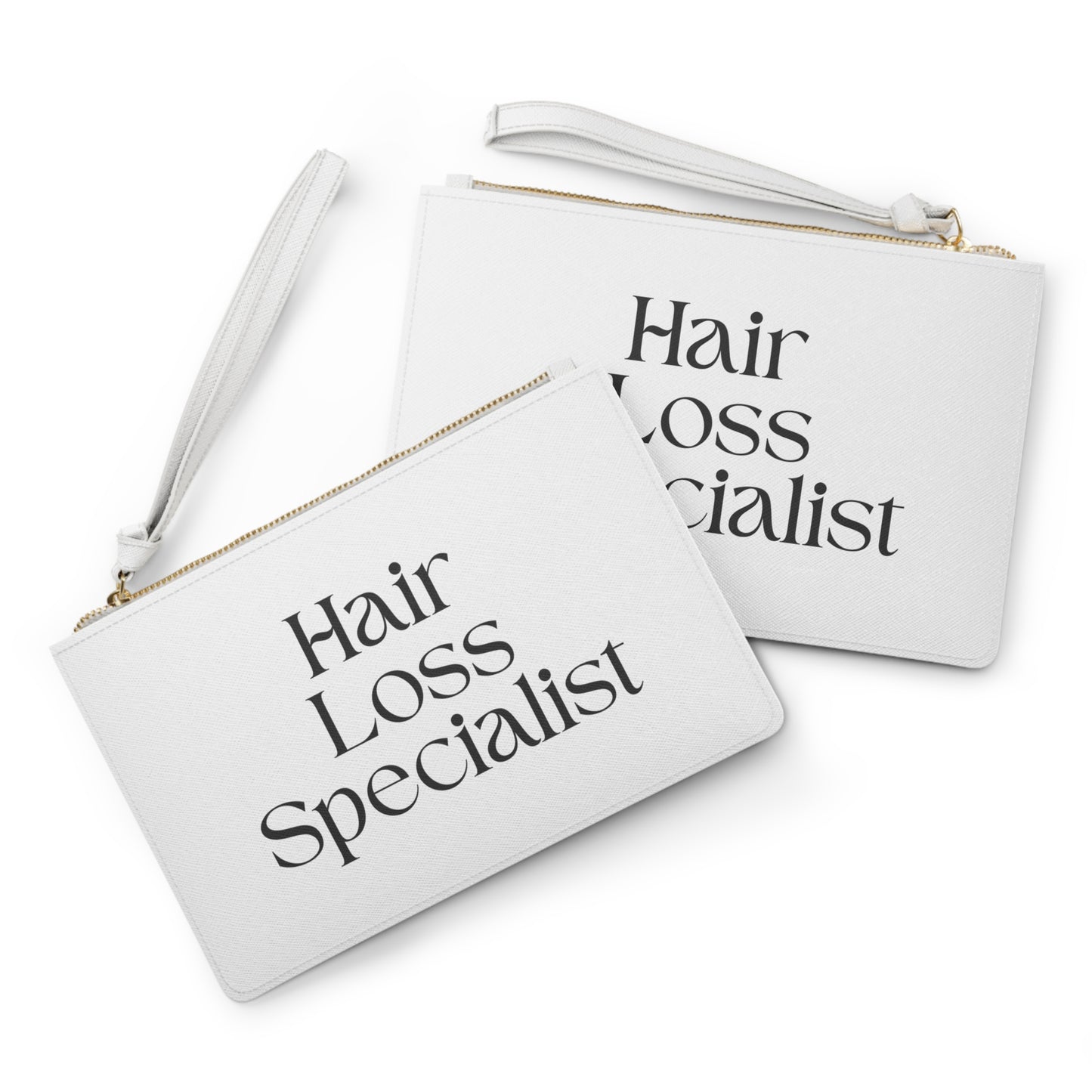 "Hair Loss Specialist" Clutch Bag – Professional Cosmetic & Trichology Accessory