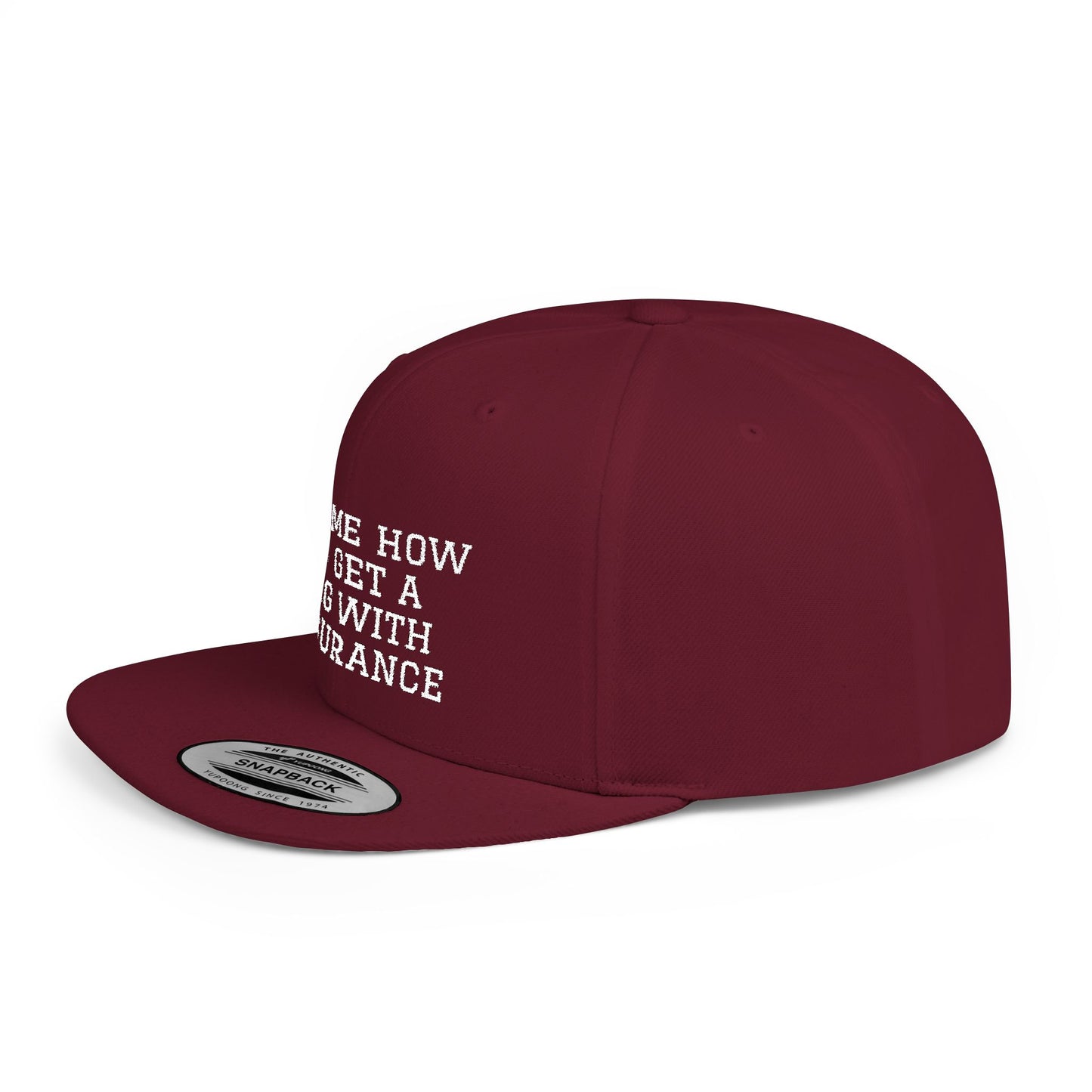 Conversation Starter Flat Bill Snapback