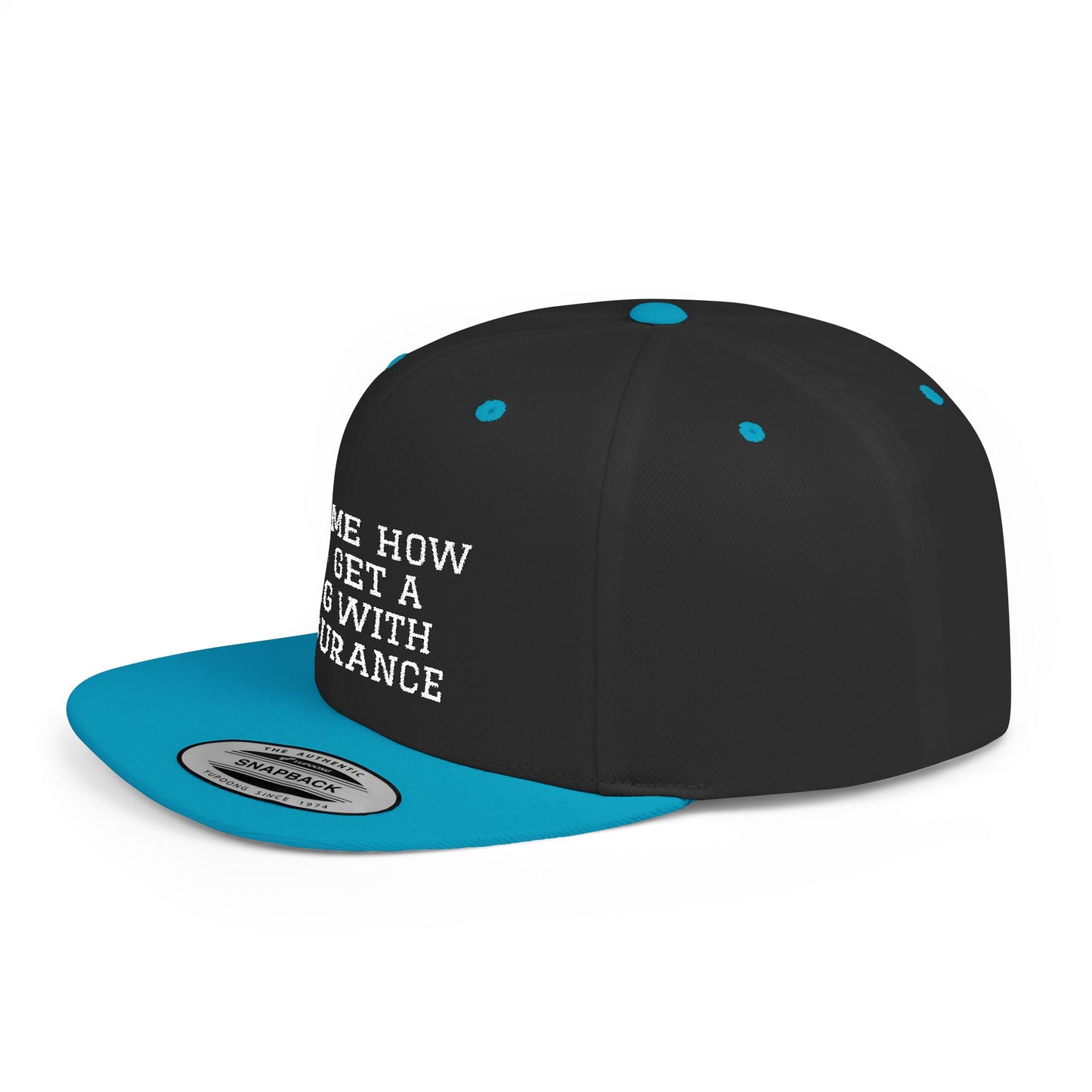 Conversation Starter Flat Bill Snapback