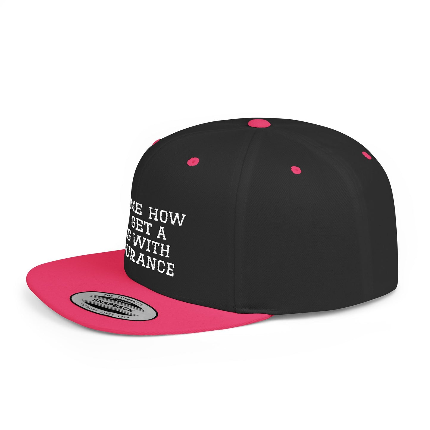 Conversation Starter Flat Bill Snapback