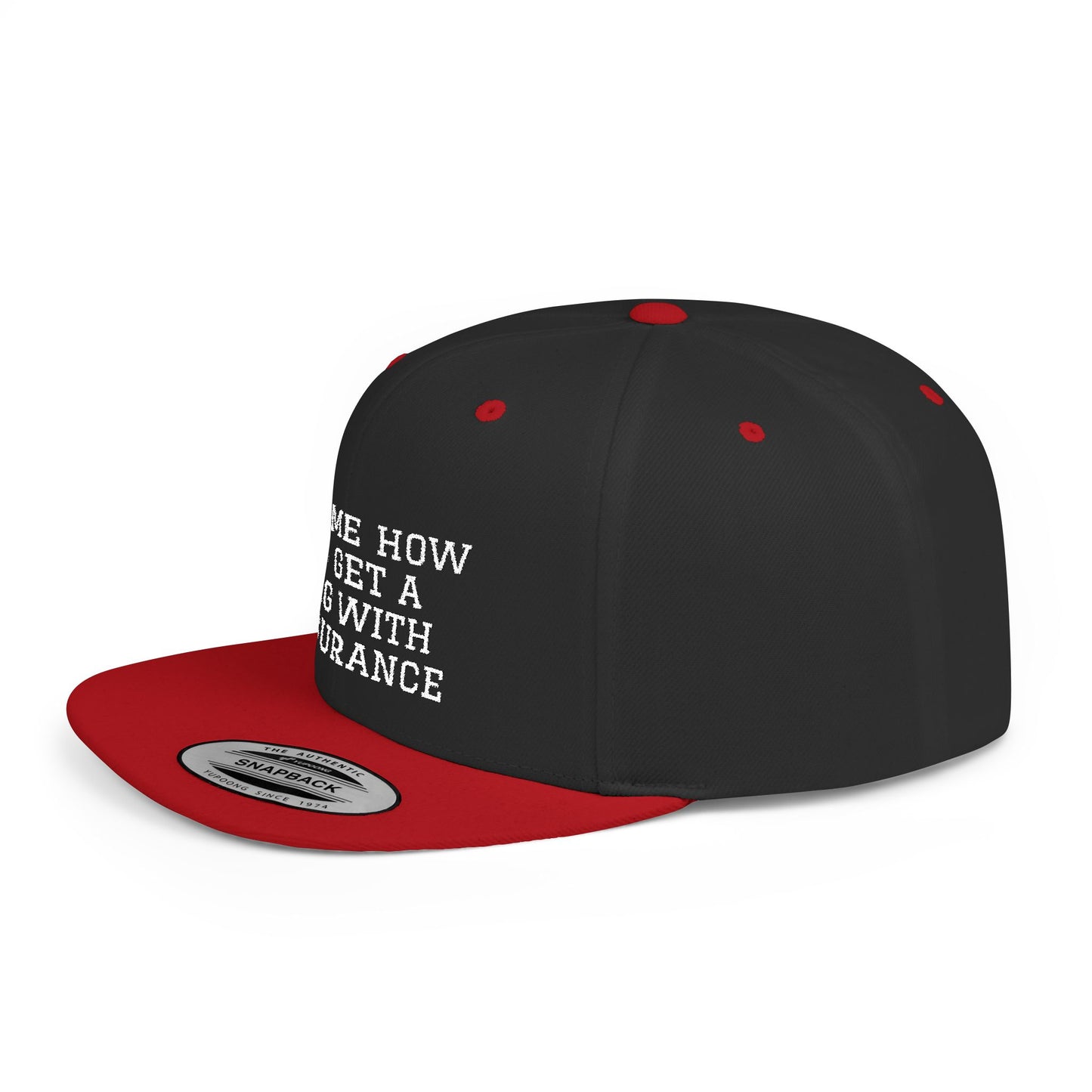 Conversation Starter Flat Bill Snapback