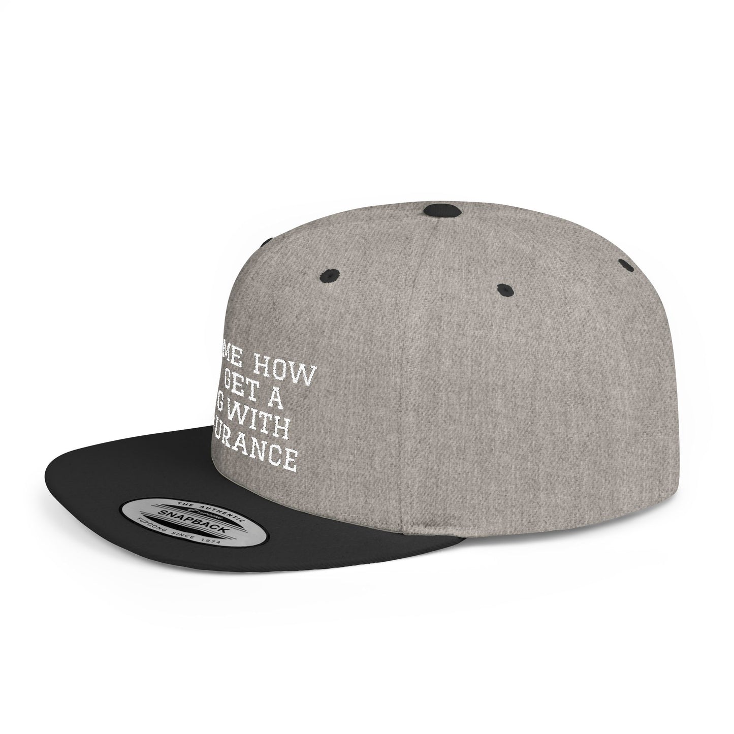 Conversation Starter Flat Bill Snapback