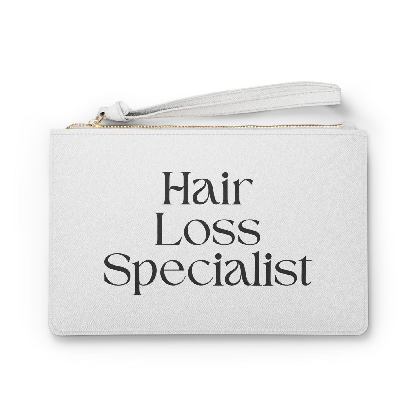 "Hair Loss Specialist" Clutch Bag – Professional Cosmetic & Trichology Accessory
