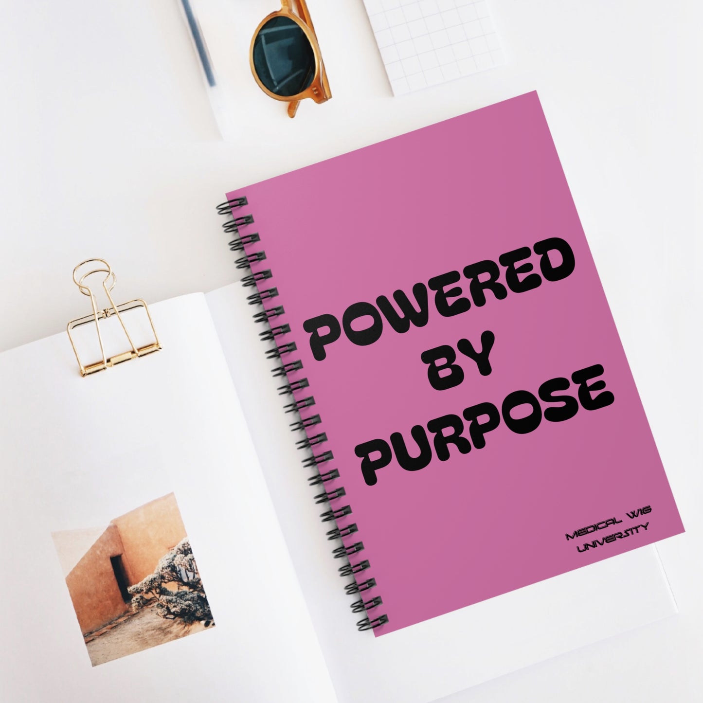 Powered by Purpose Spiral Notebook